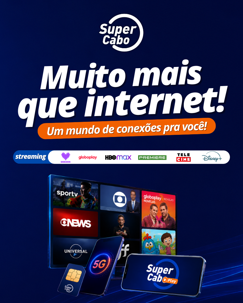 Muito mais que internet